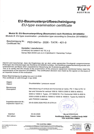 Modül B – EU Type Examination